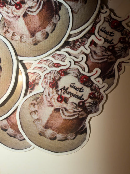 Just Married sticker
