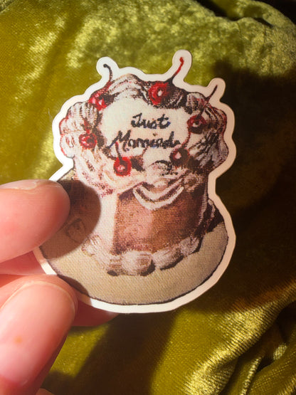 Just Married sticker